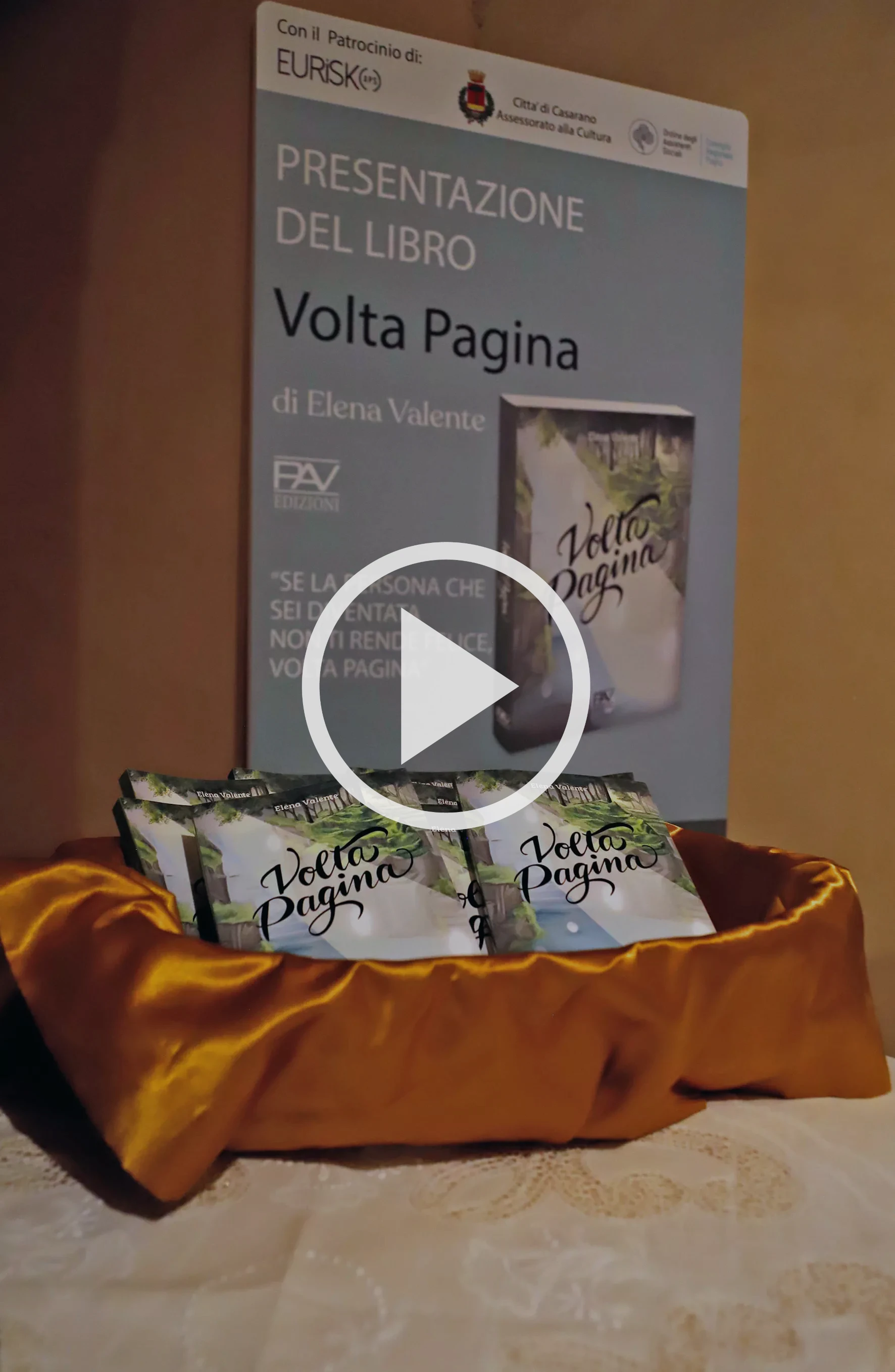 Video della presentazione del libro Volta Pagina di Elena Valente